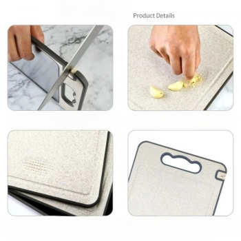 Gambar produk FMA Multifunctional Double Sided Cutting Board 304 Stainless Steel - FM-304SS