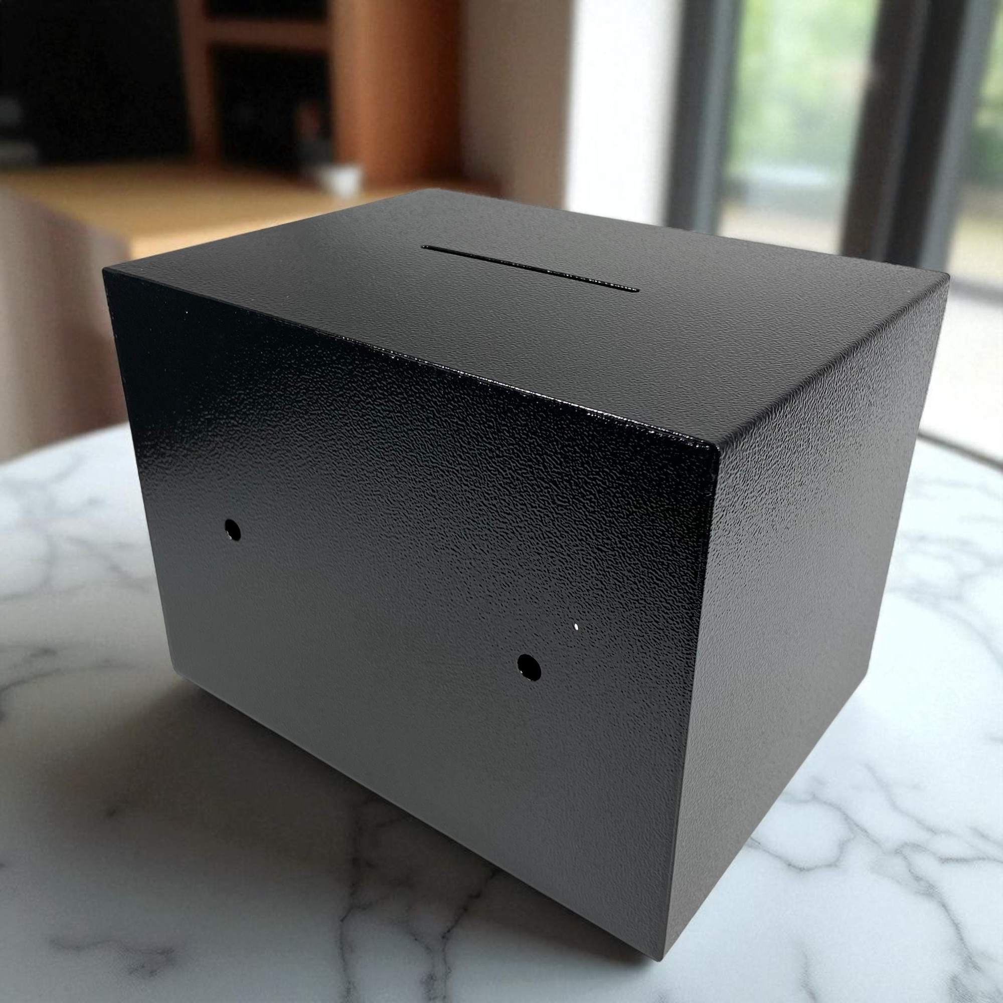Gambar produk DEBOX Kotak Brankas Hotel Mini Home Safe Deposit Box dengan Lubang Koin - DE501