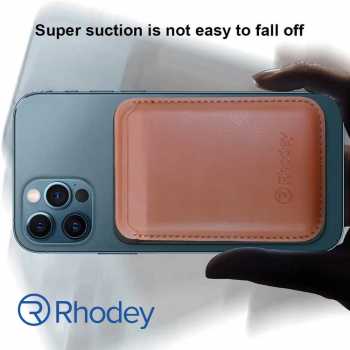 Gambar produk Rhodey Dompet Kartu Magnetic Card Holder MagSafe PU Leather for iPhone - WM-95