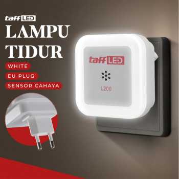 Gambar produk TaffLED Lampu Tidur LED EU Plug Sensor Cahaya Cool White 250V 0.5W - L200