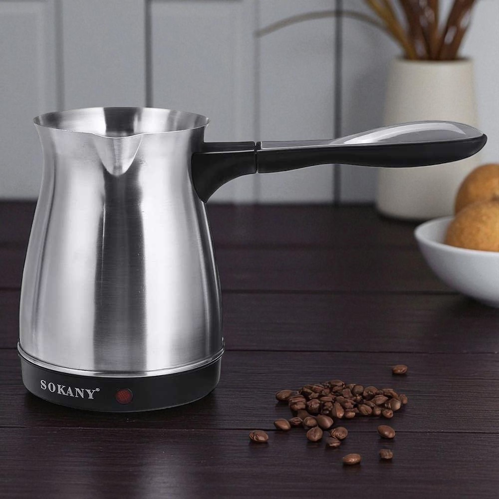 Gambar produk SOKANY Teko Listrik Pemanas Kopi Turkish Coffee Maker 600W 500ml - SK-214