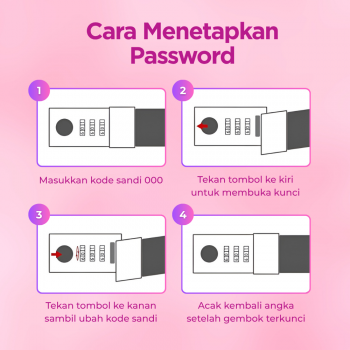 Gambar produk JIALILI Buku Diary Notebook Catatan Jurnal B6 256 Halaman with Lock Rainbow - F-5