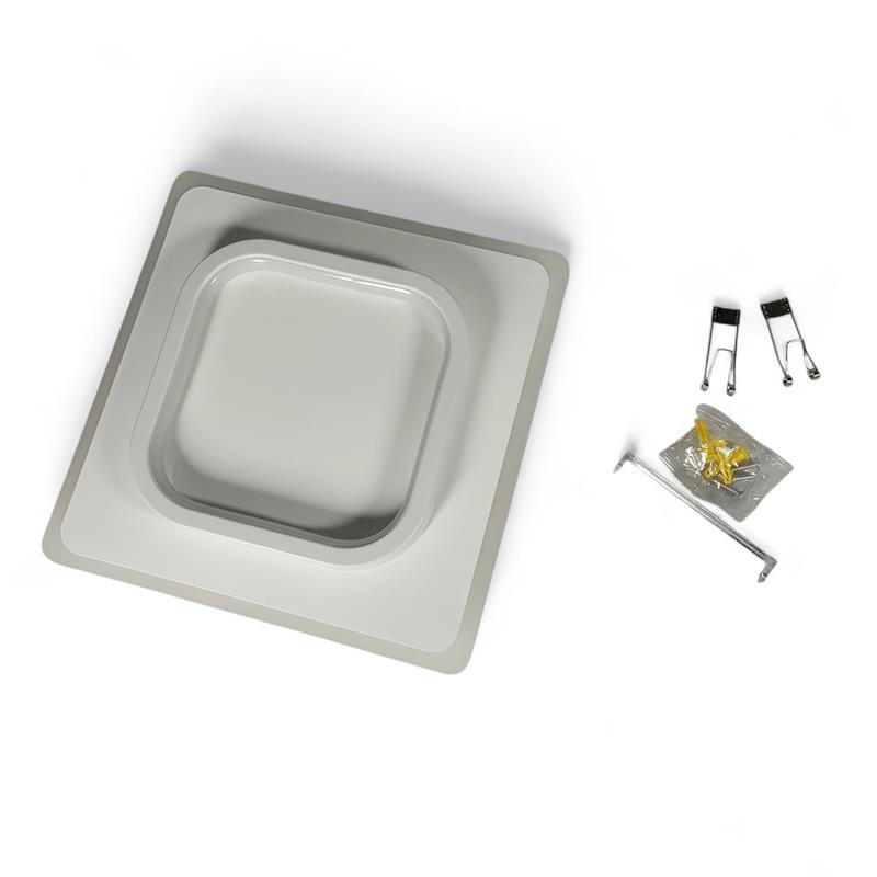 Gambar produk ELCONTALL Lampu Plafon LED Ceiling Light 3 Color 24W Square - EC01