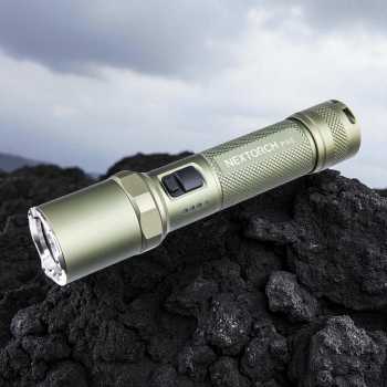 NEXTORCH Senter LED Flashlight USB Rechargeable 2100 Lumens - P80