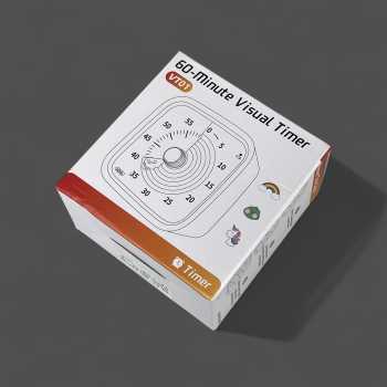 Gambar produk Yunbaoit Timer Belajar Visual Rainbow Countdown 60 Minutes - VT01