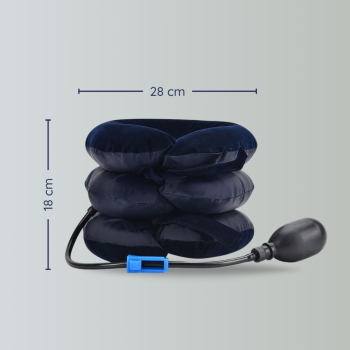 Gambar produk Urijk Bantal Leher Travel Angin 360 Support Inflatable Neck Pillow - M1345
