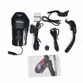 Gambar produk TaffSPORT Lampu Depan Sepeda LED Klakson Speedometer LCD 1500mAh - XA-585