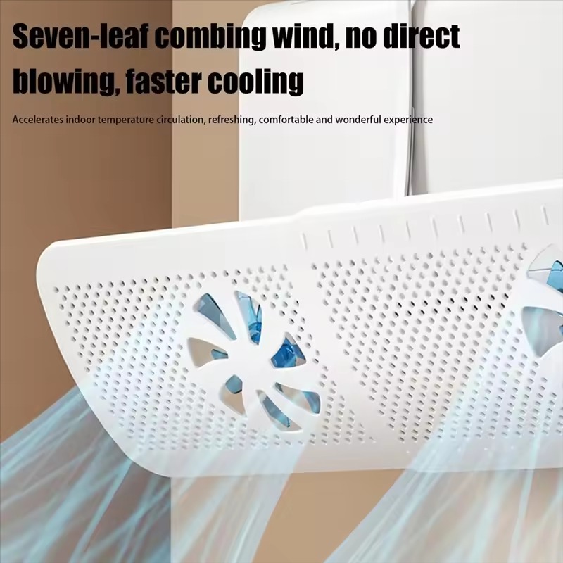 Gambar produk COOLIT Cover Angin Seven Leaf AC Adjustable Air Conditioner Windshield - COOL03
