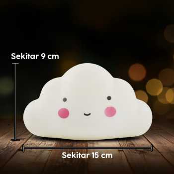 Gambar produk FGHGF Lampu Tidur LED Anak Karakter Lucu 1W Awan - FGH01