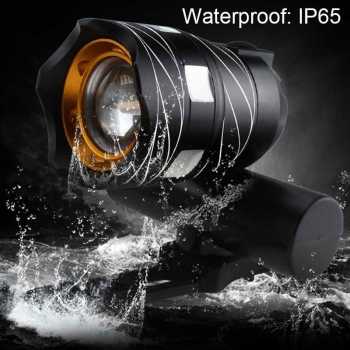 Gambar produk TaffLED Lampu Depan Sepeda Rechargeable LED CREE XML-T6 Waterproof - ZK30