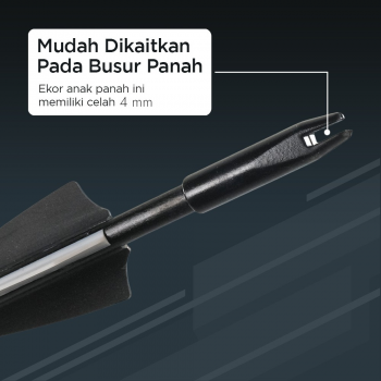 Gambar produk TOPARCHER Anak Panah Arrow Fiberglass 4mm for Recuve Bow 12 PCS - 80c