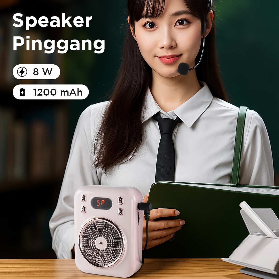 Gambar produk Little Bee Speaker Pinggang Bluetooth Voice Amplifier Wired 8W - S22