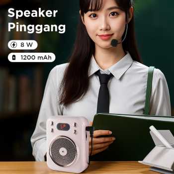 Little Bee Speaker Pinggang Bluetooth Voice Amplifier Wired 8W - S22