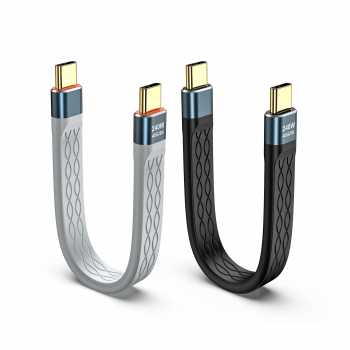 Gambar produk FMA Kabel USB Type C Data Cable Thunderbolt 4/3/PD240W 40Gbps 8K 13cm - FM-U48K