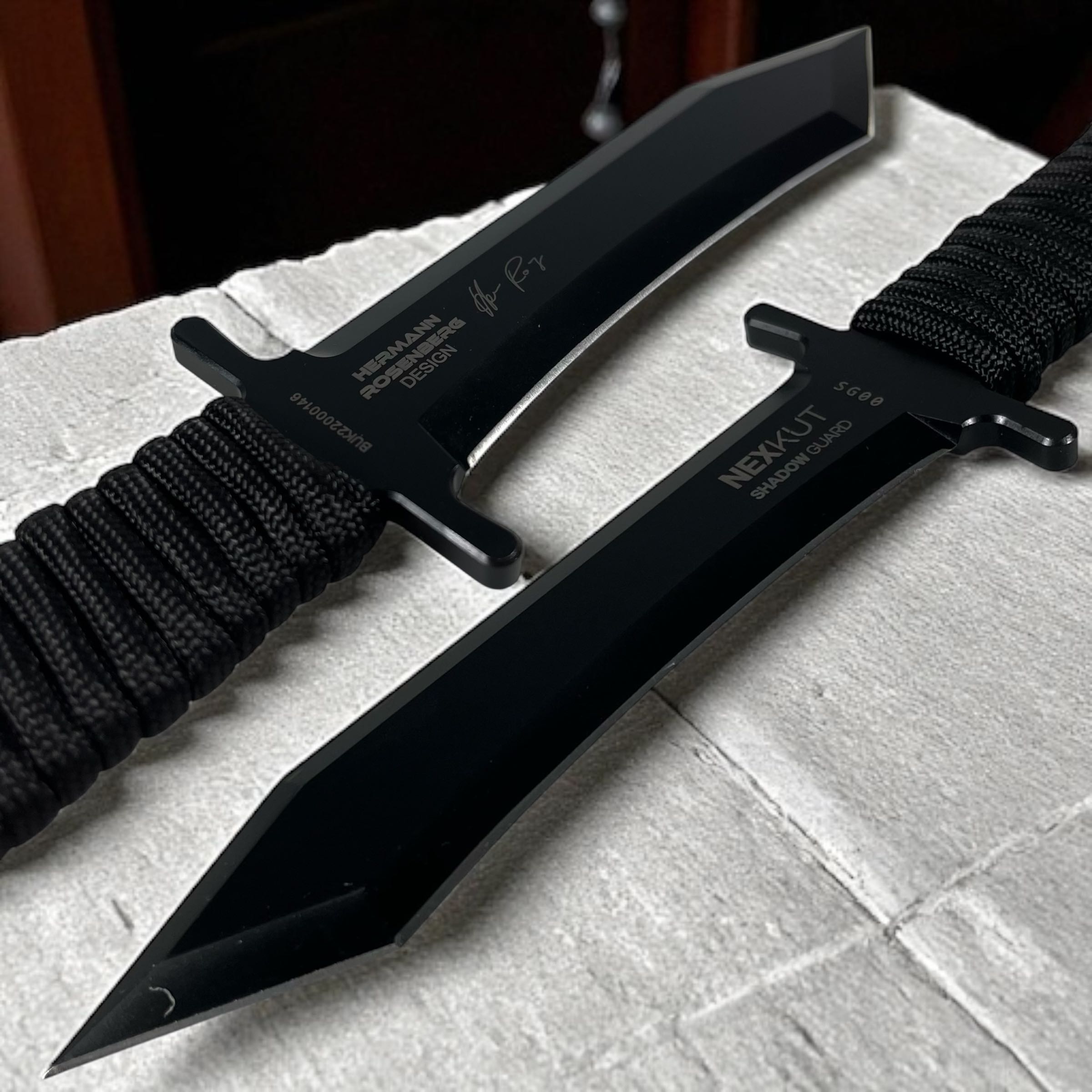 Gambar produk NEXKUT Pisau Survival EDC Tactical Combat Dagger with Kydex Holster - SG00