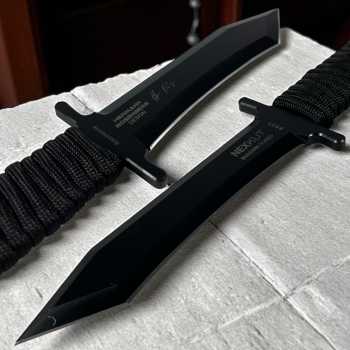 Gambar produk NEXKUT Pisau Survival EDC Tactical Combat Dagger with Kydex Holster - SG00