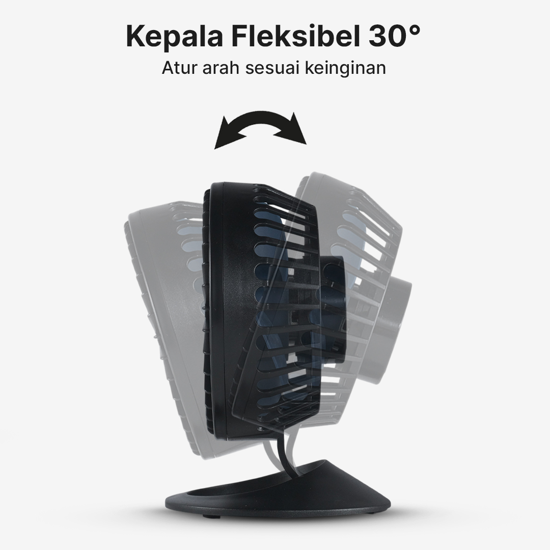 Gambar produk Tonewan Kipas Angin Meja Desk Fan USB 4.3 Inch - F2