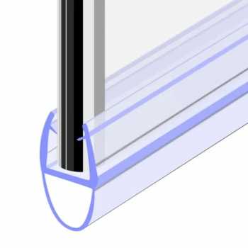 Balley Seal Strip Penutup Celah Pintu Kaca Kamar Mandi PVC 50cm - B50