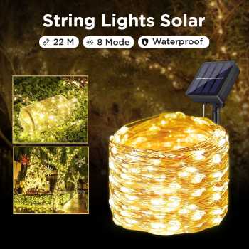 WELPUR Lampu Hias String Lights Solar Power Waterproof 200LED 22M - LISM-11