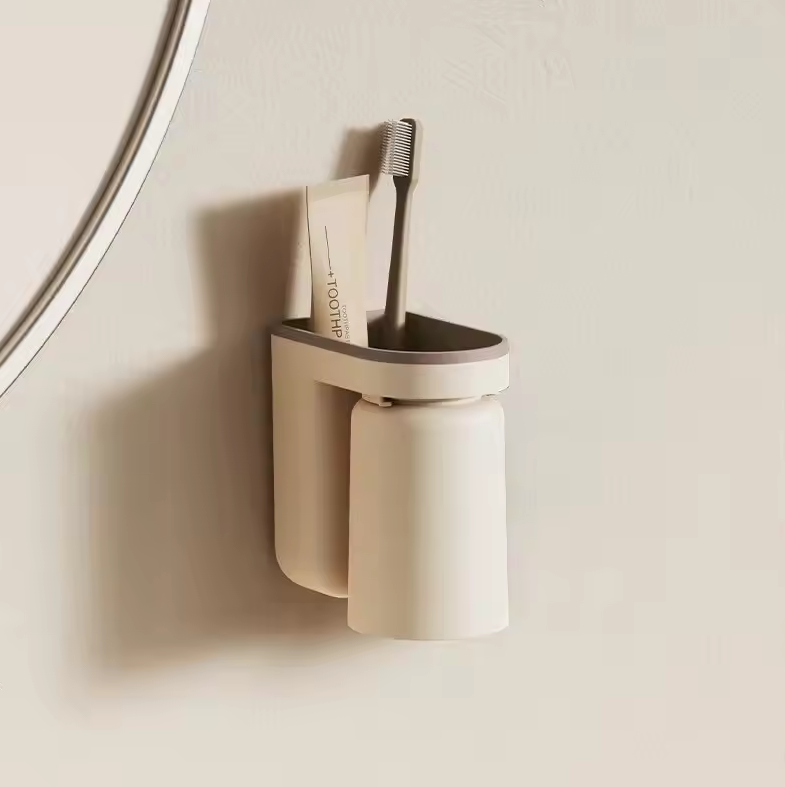Gambar produk SAYYO Rak Sikat Gigi dan Gelas Toothbrush Storage Cup Rack Holder - G1806