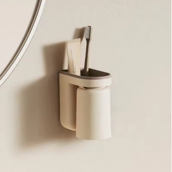 SAYYO Rak Sikat Gigi dan Gelas Toothbrush Storage Cup Rack Holder - G1806