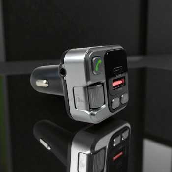 Gambar produk YIJU Car Charger Mobil Bluetooth Transmitter MP3 PD USB Type C 30W - T16