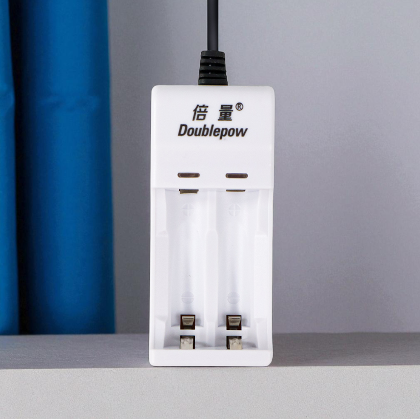 Gambar produk Doublepow Charger Baterai 2 Slot for AA AAA Ni-MH Ni-CD with LED - DP-U21