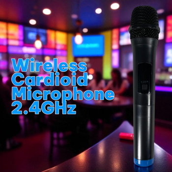 FMA Mikrofon Karaoke Wireless Cardioid Microphone 2.4GHz 800mAh - RI-28