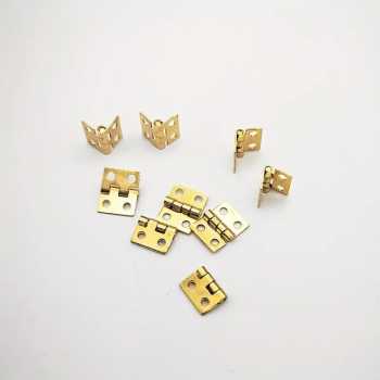 Gambar produk KitTraderEngsel Pintu Lemari Kabinet Door Hinge 4 Hole 10x8mm 10 PCS - KT581