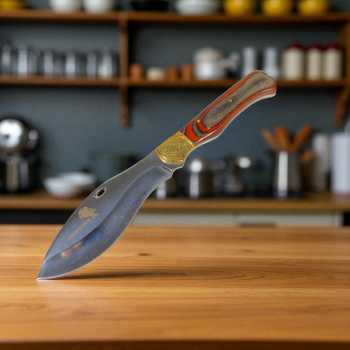 Gambar produk KNIFEZER Pisau Daging Stainless Steel Thawing Forged Butcher Knife - G244