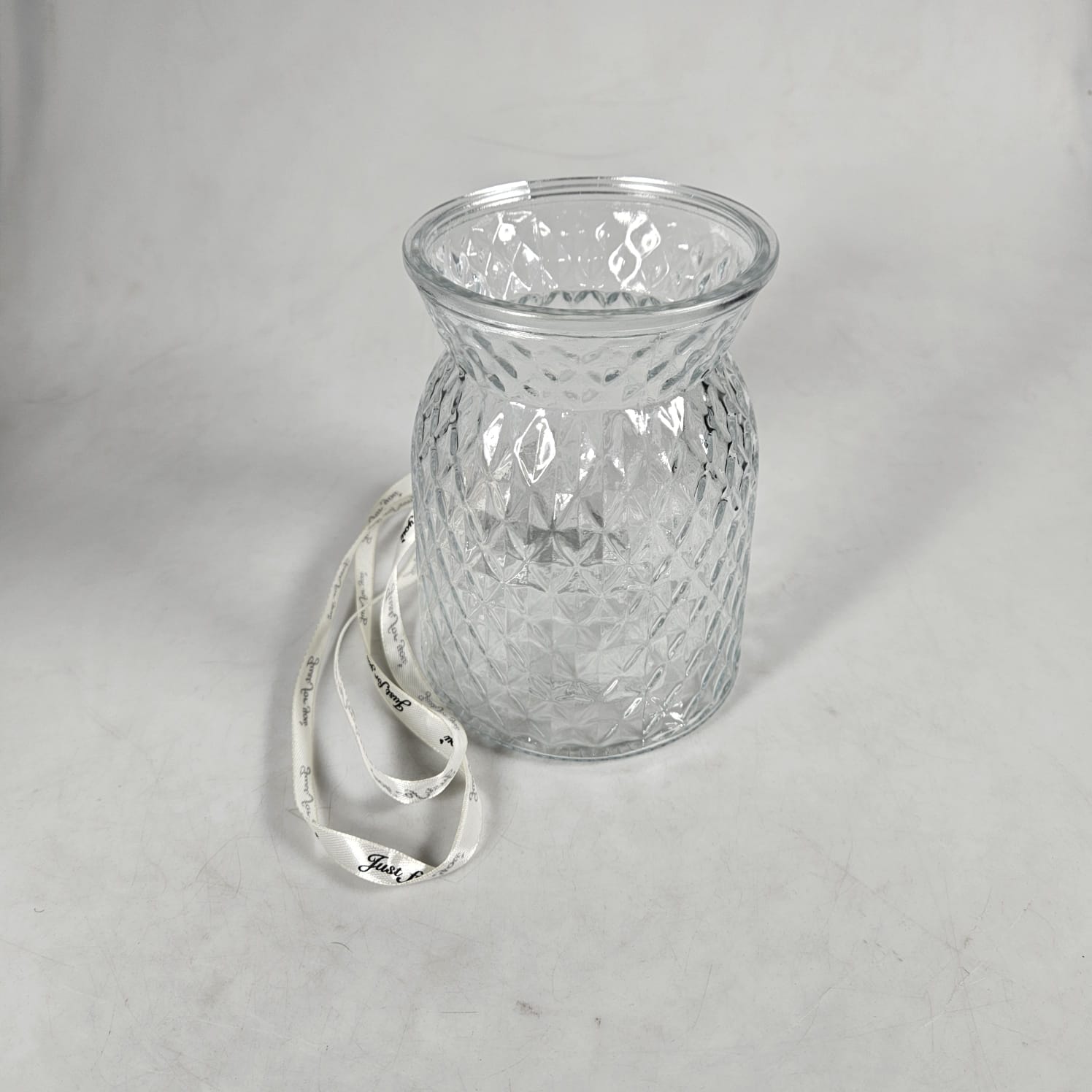 Gambar produk Lewei Vas Bunga Kaca Bening Estetik Crystal Nova Glass Flower Vase - GL03