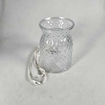 Gambar produk Lewei Vas Bunga Kaca Bening Estetik Crystal Nova Glass Flower Vase - GL03