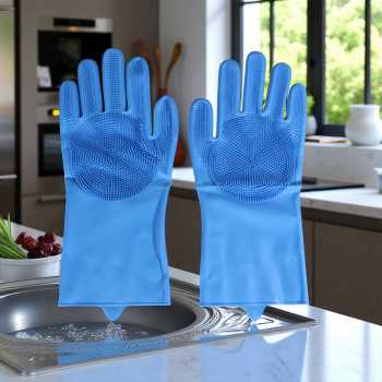 Xiaomi Mijia JJ Sarung Tangan Sikat Magic Silicone Cleaning Gloves - HH674
