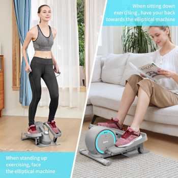 Gambar produk KYY Mini Pedal Exerciser Electric Bike Stepper with LCD Screen - 6625A
