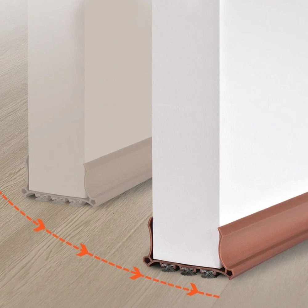 Gambar produk TPSK Lis Pintu Penghalang Debu Serangga Door Seal Strip 1Mx55mm - TP149