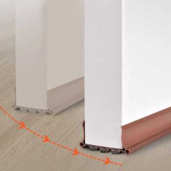 Gambar produk TPSK Lis Pintu Penghalang Debu Serangga Door Seal Strip 1Mx55mm - TP149