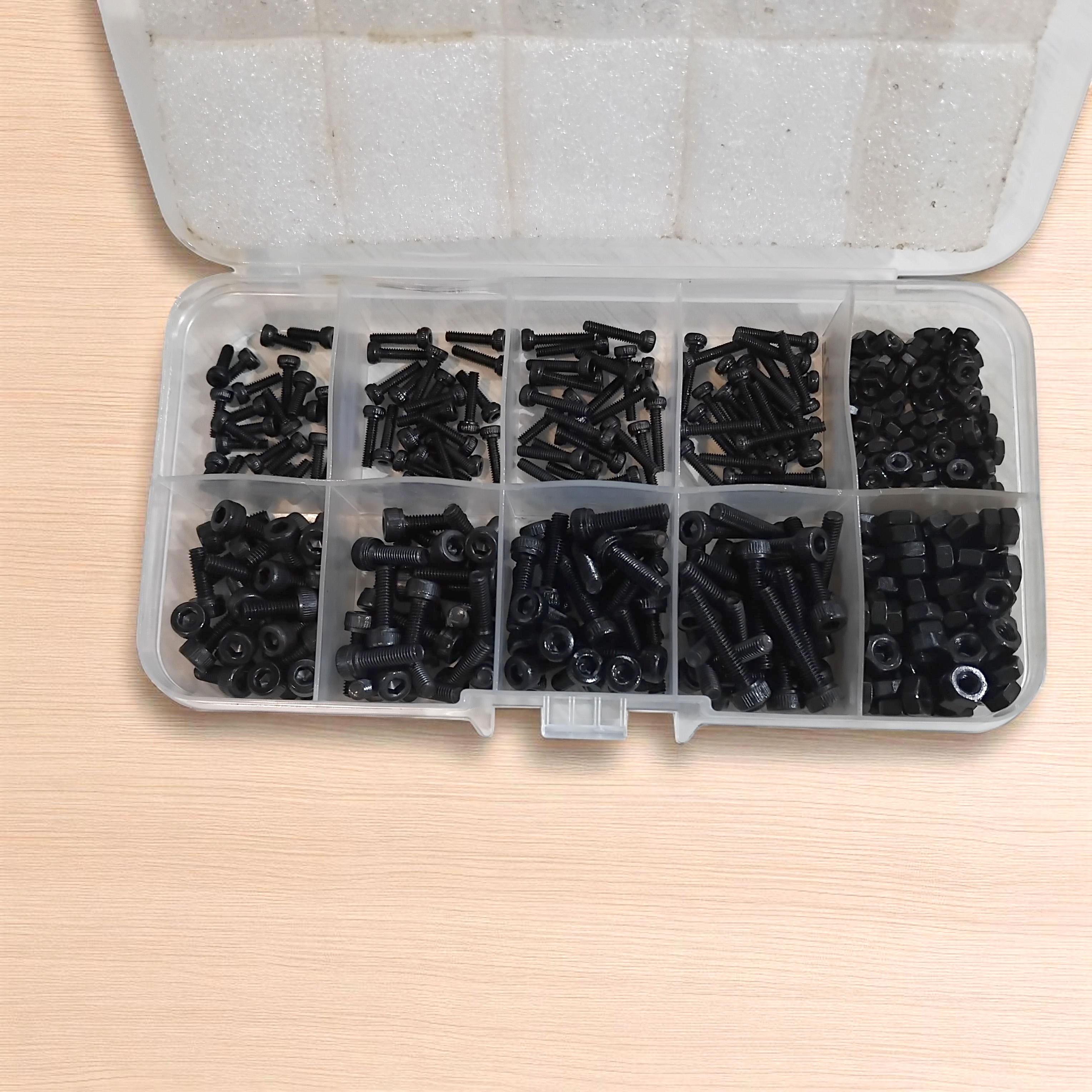 Gambar produk Michastu Baut Set Screw Bolt Nuts Hexagon Hex Socket M2 M3 400PCS - DIN912