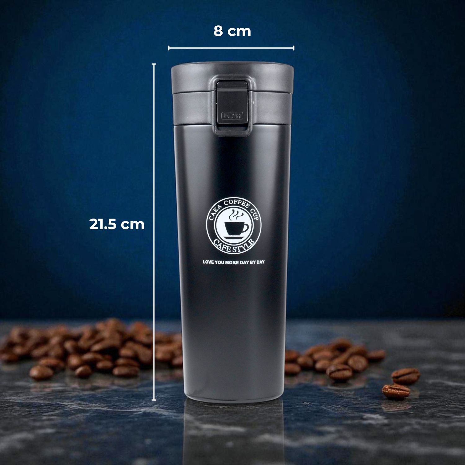 Gambar produk ANY Botol Minum Termos Coffee Tea Tumbler Bottle Stainless Steel 510ml - AN5