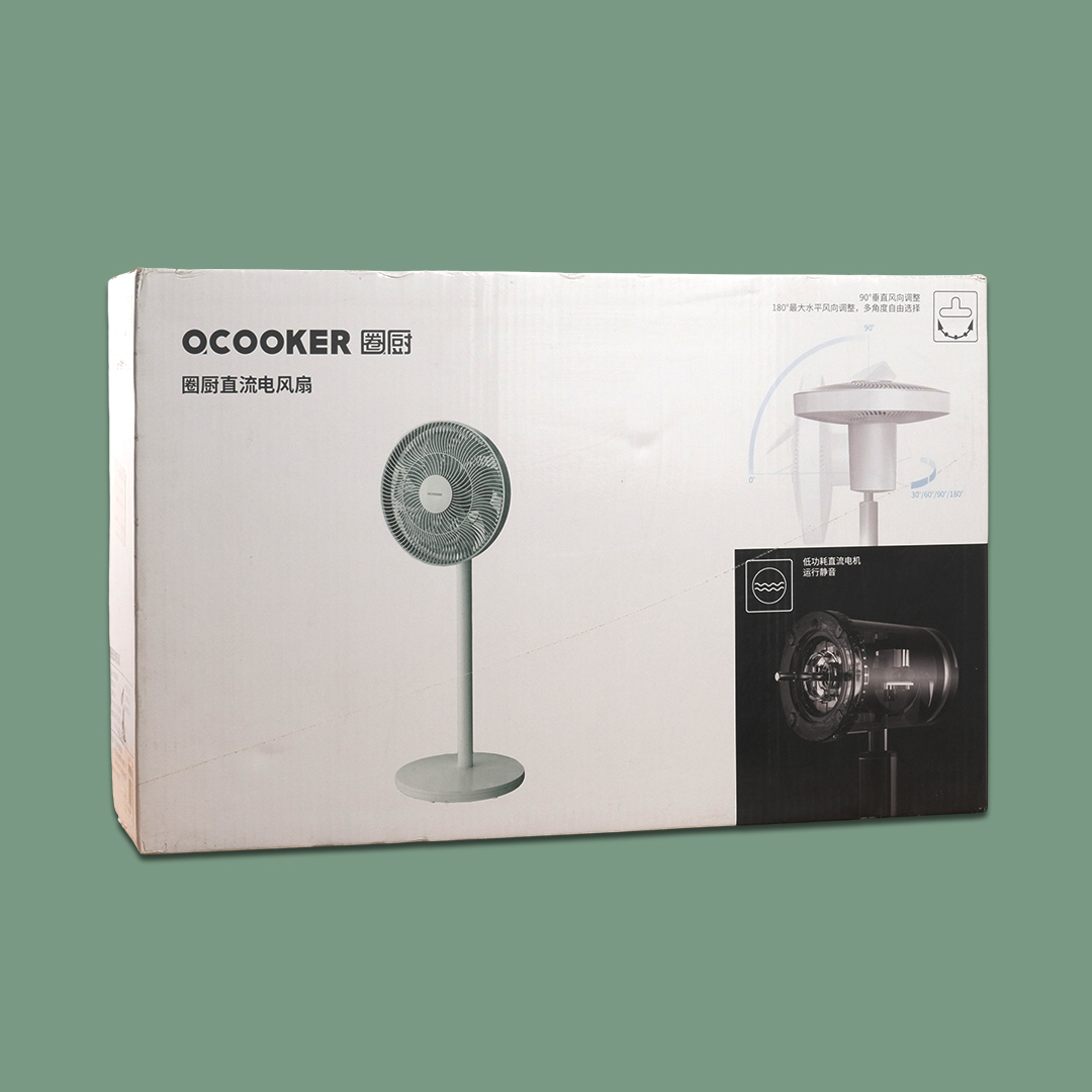 Gambar produk QCOOKER Kipas Angin Lantai Floor Fan Multi Angle Swing - QD0217
