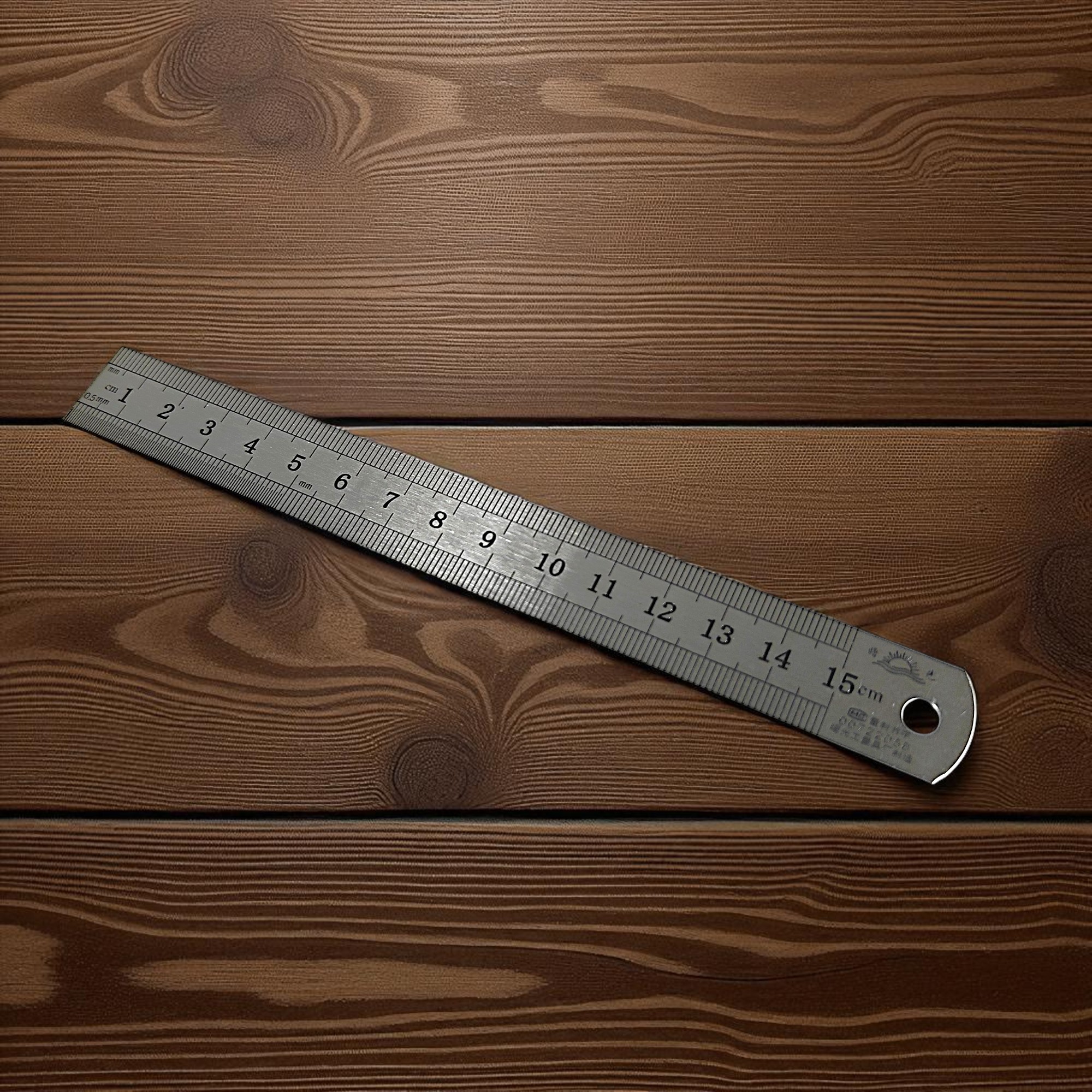 Gambar produk GASSEW Mistar Penggaris Alat Ukur Besi Capentry with Ruler Positioning 15cm - DB6