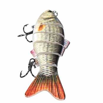 Gambar produk TaffSPORT Kail Pancing Bentuk Ikan Hidup Fish Lure Bait 9.5cm - VSJ06-4