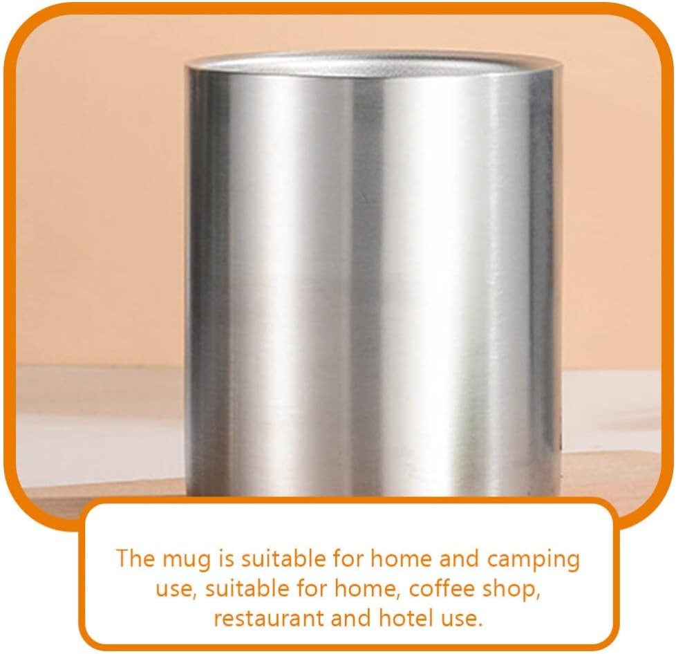 Gambar produk Mugumu Gelas Stainless Steel 201 Korea Single Wall Glass 192ml - MG031