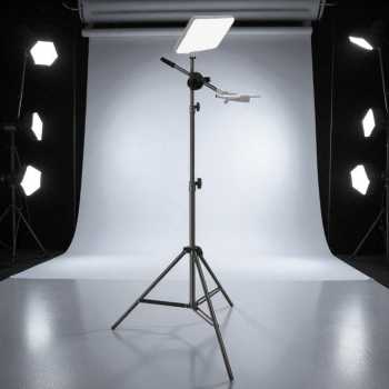 Gambar produk TaffSTUDIO Tripod Adjustable Stable Photo Studio Stand Boom Arm 200cm - ST-36