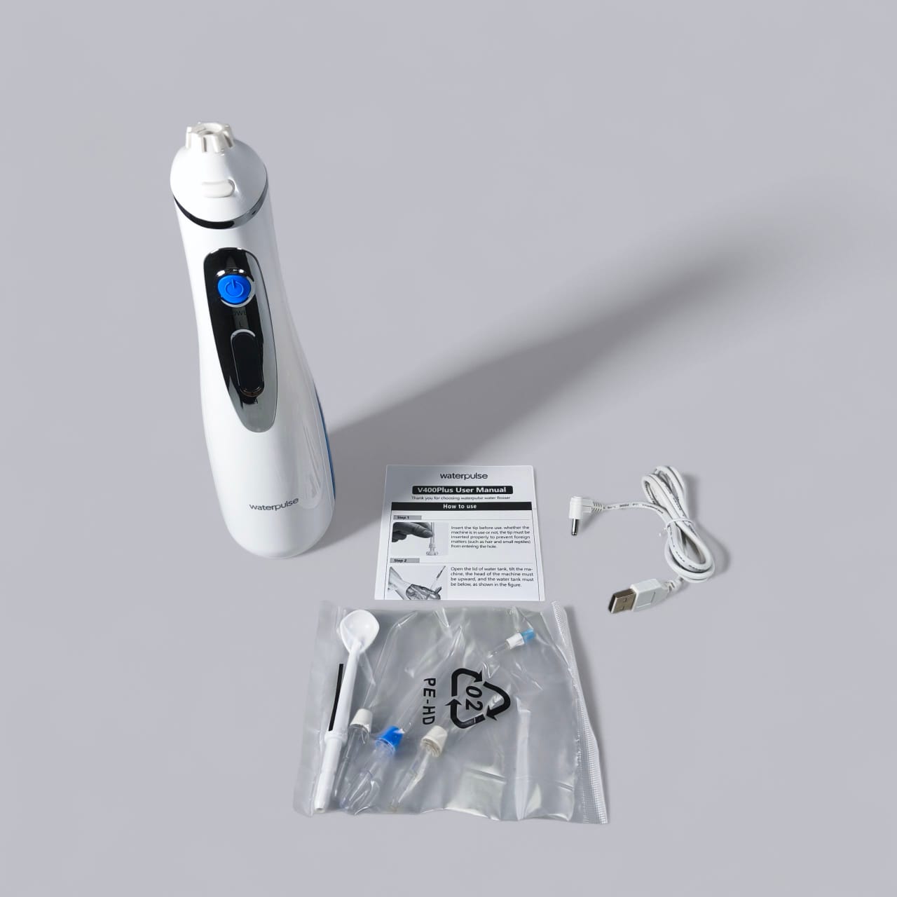 Gambar produk Waterpulse Dental Flosser Alat Semprot Pembersih Gigi - V400Plus