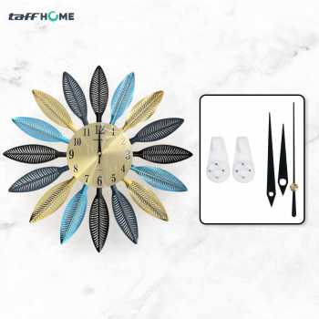 Gambar produk TaffHOME Jam Dinding Besi Elegan Eropa Silent Movement 45cm - WM-5