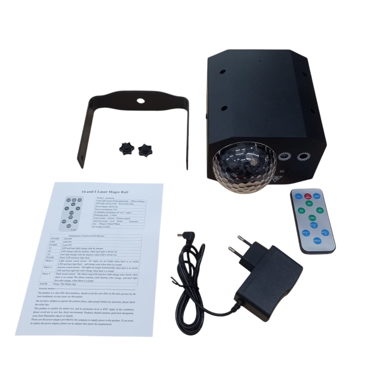 Gambar produk ALIEN Lampu Proyektor Disco 16 Patterns 240V 10W with Remote Control - TC-7007P