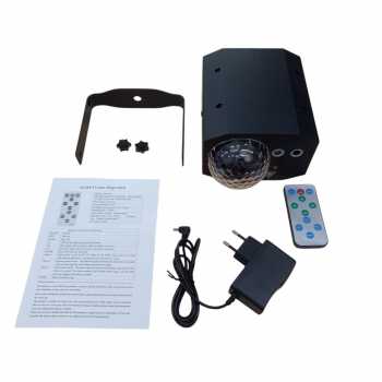 Gambar produk ALIEN Lampu Proyektor Disco 16 Patterns 240V 10W with Remote Control - TC-7007P