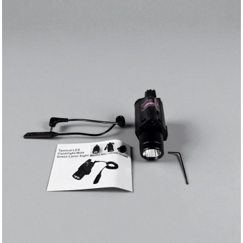 Gambar produk TaffLED Senter Senapan Tactical Rail Mount 200 Lumens with Laser 5mW - JGSD