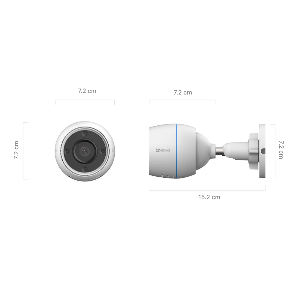 Gambar produk EZVIZ Kamera CCTV WiFi Outdoor Smart IP Camera AI Tracking IP67 2MP - H3C Color