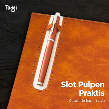 Gambar produk Toddi Buku Jurnal Hardcover Notebook Diary 80 GSM 240 Halaman A5 - TD158